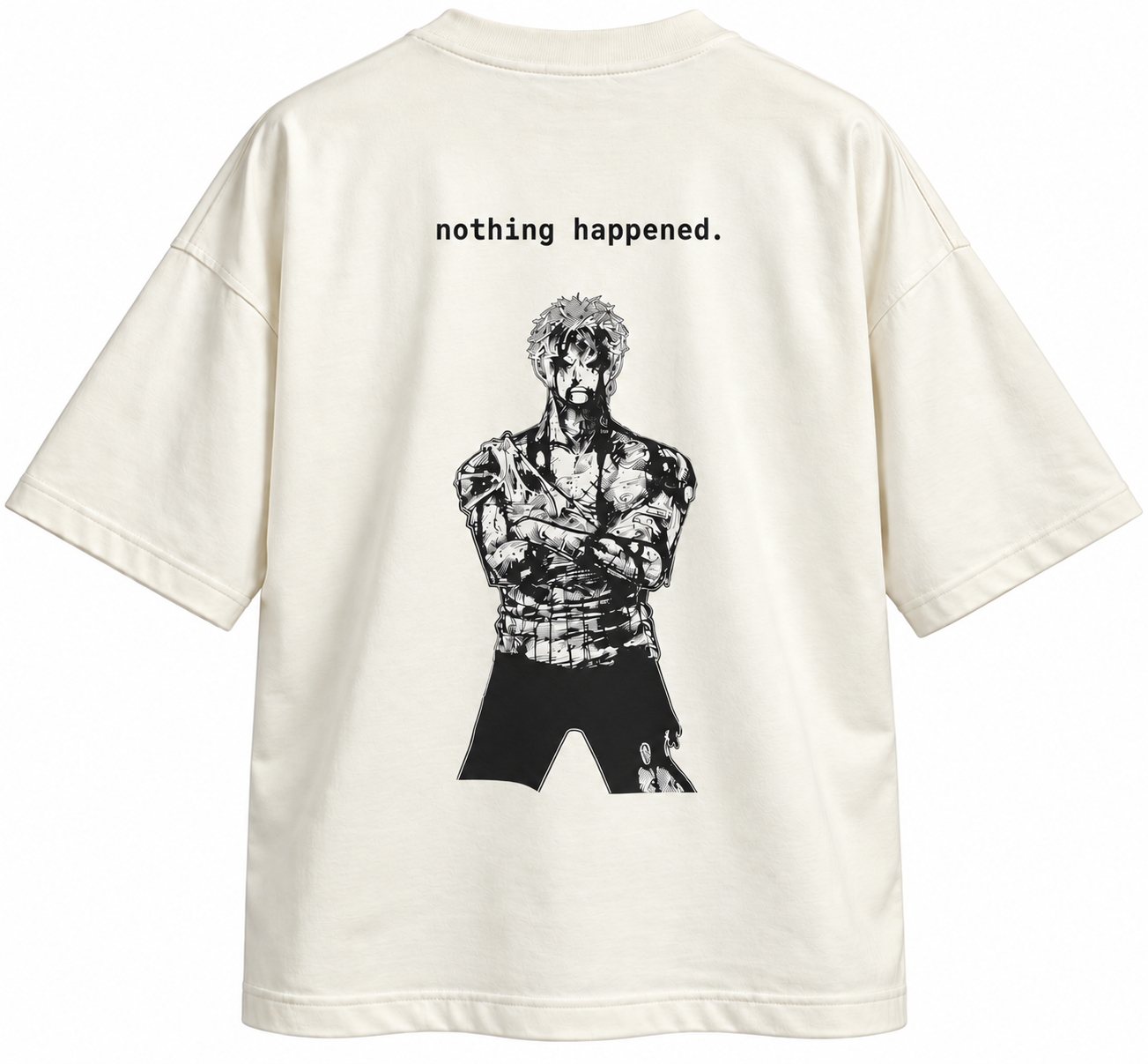 تیشرت انیمه طرح وانپیس از زورو One Piece طرح Nothing Happened از Zoro