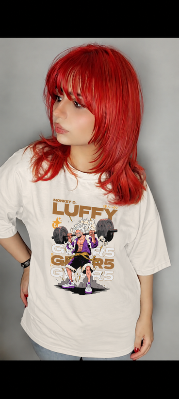 تیشرت انیمه طرح وانپیس لوفی One Piece طرح Luffy Gear 5