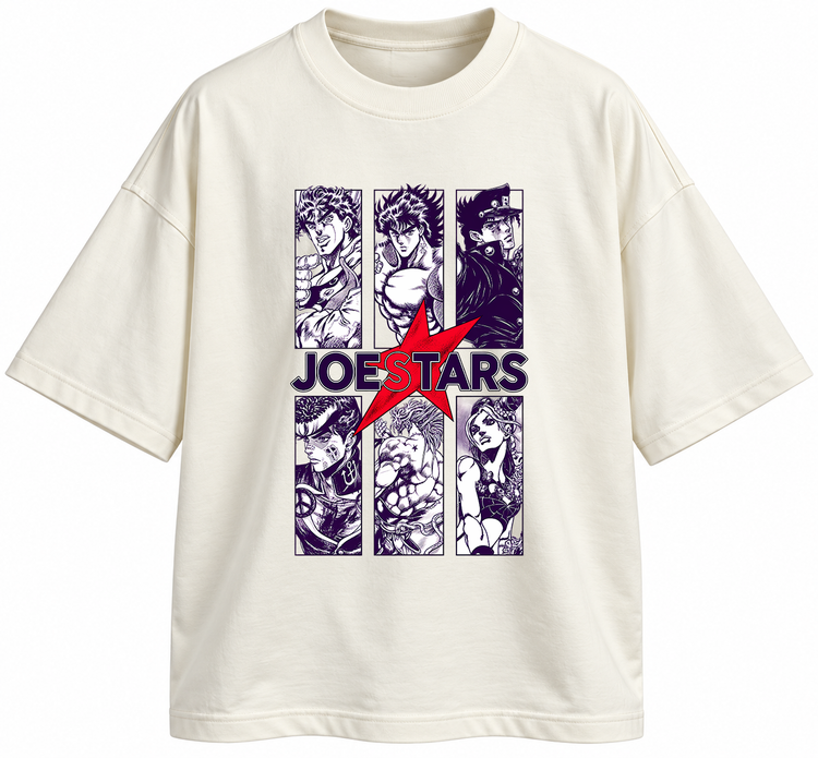 تیشرت انیمه طرح جوجو JoJo's Bizarre Adventure طرح Joestars