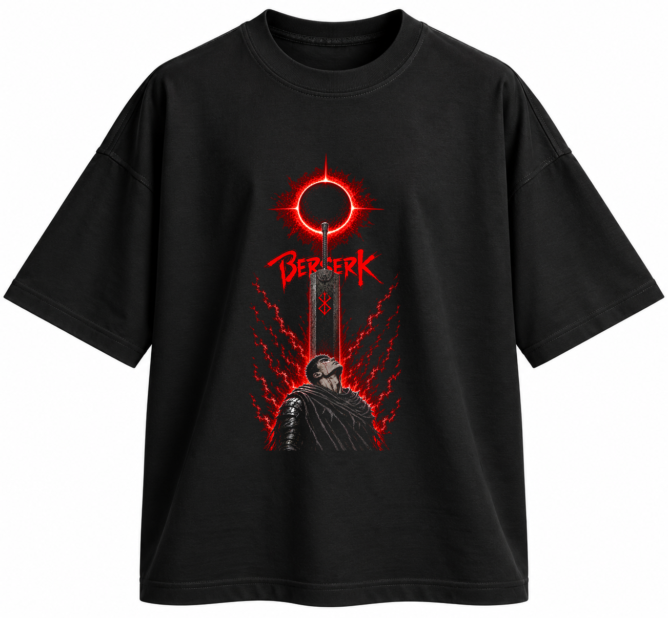 تیشرت انیمه طرح برزرک Berserk طرح Guts Eclipse