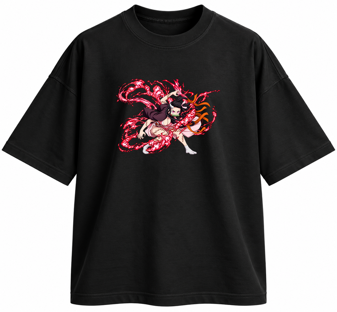 تیشرت انیمه طرح دیمن اسلیر نزوکو Demon Slayer طرح Nezuko