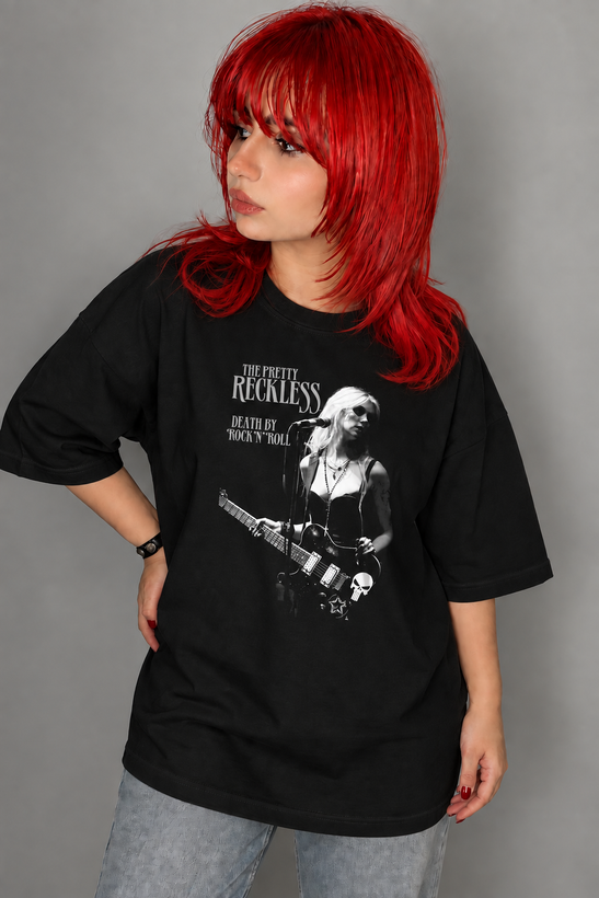 تیشرت بند The Pretty Reckless طرح Death by Rock ’n’ Roll