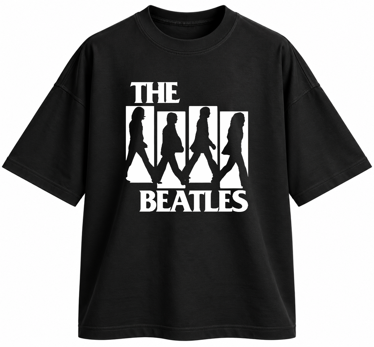 تیشرت بند The Beatles طرح Abbey Road Silhouette