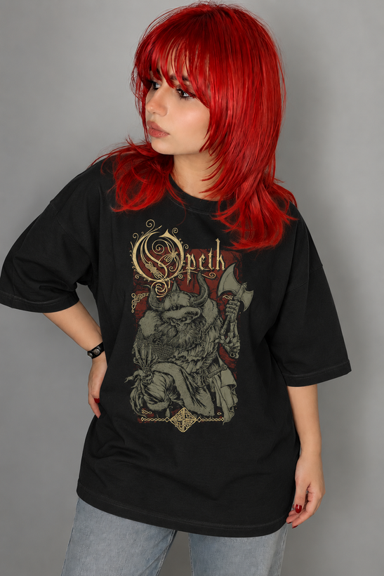 تیشرت بند Opeth طرح Viking Skull