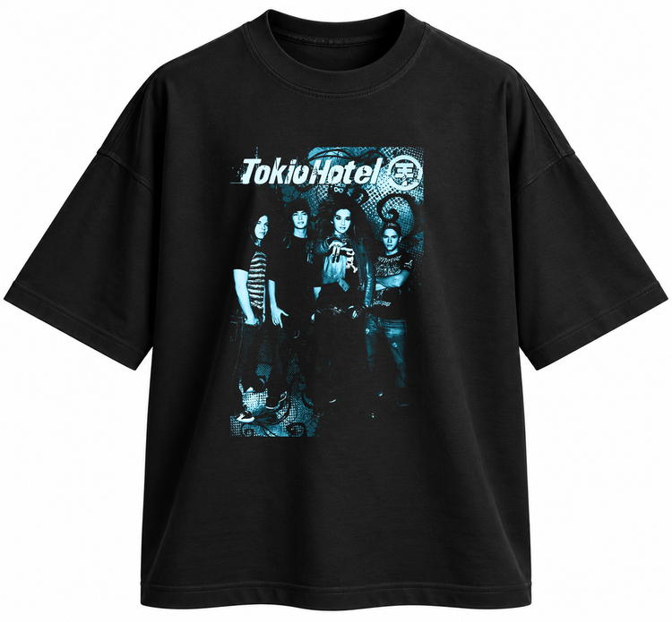 تیشرت بند Tokio Hotel طرح Winged Logo