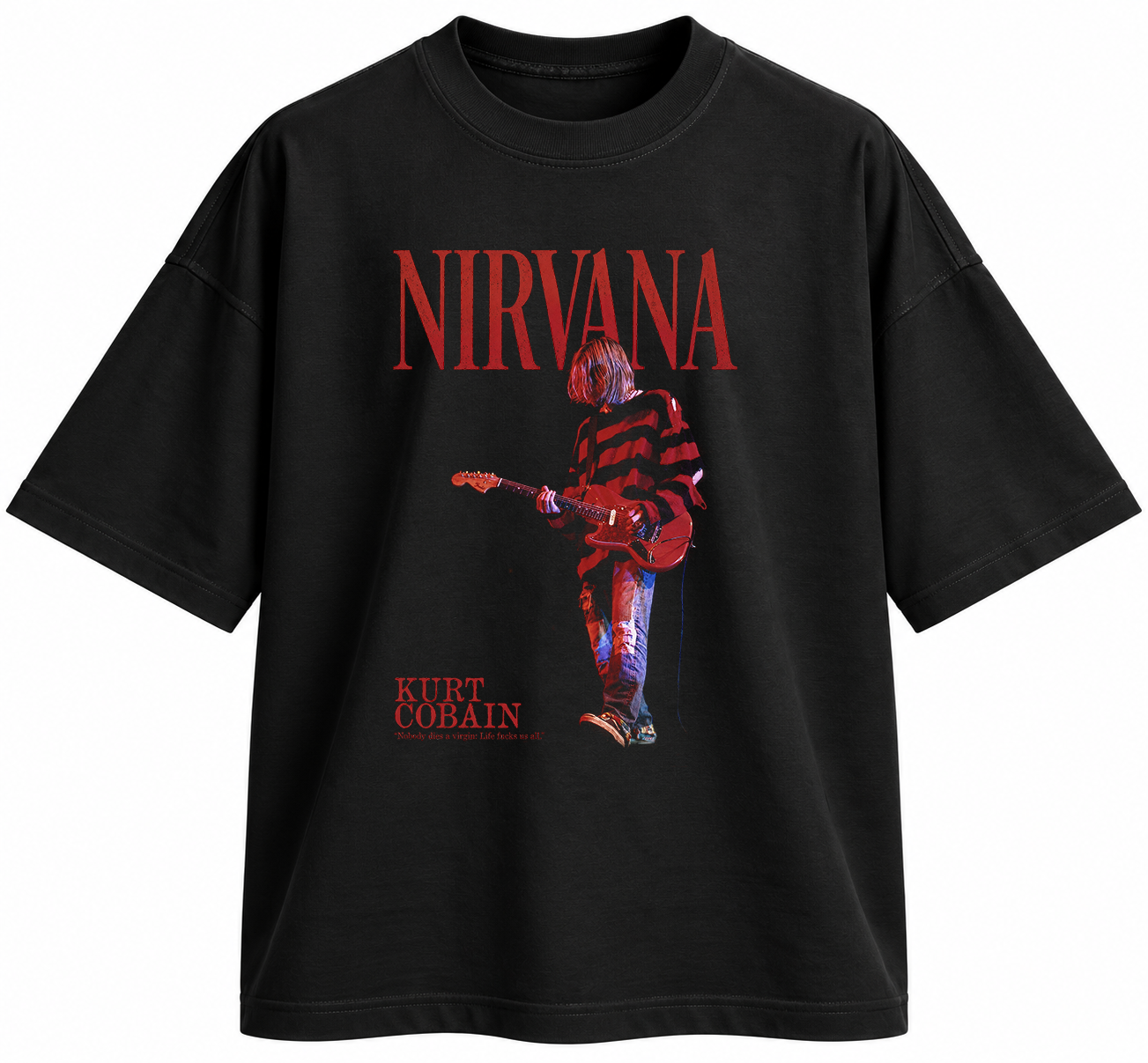 تیشرت بند Nirvana طرح Kurt Cobain