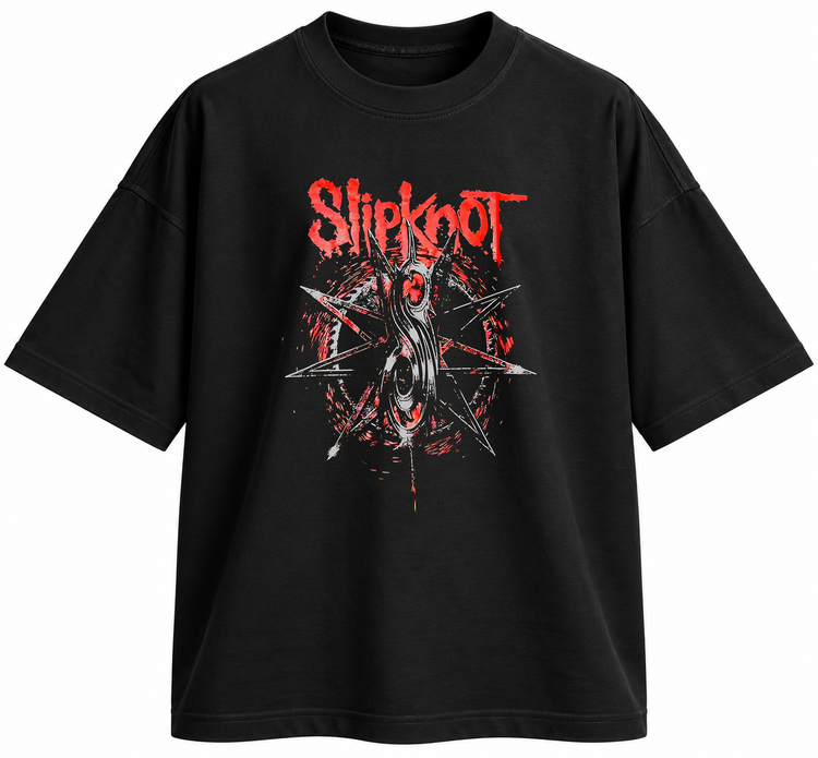 تیشرت بند Slipknot طرح 9-Point Star