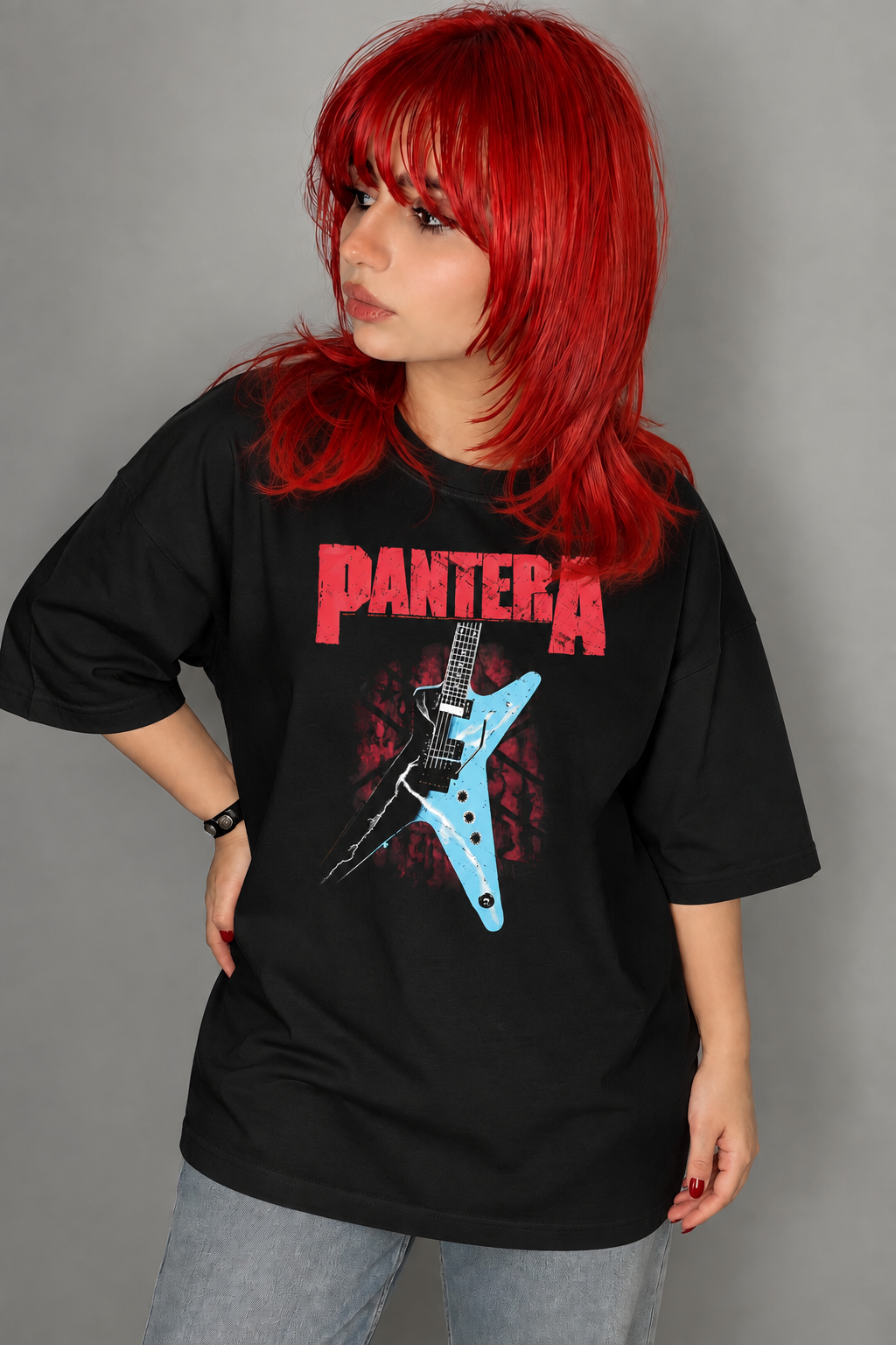 تیشرت بند Pantera طرح Dimebag Darrell Guitar
