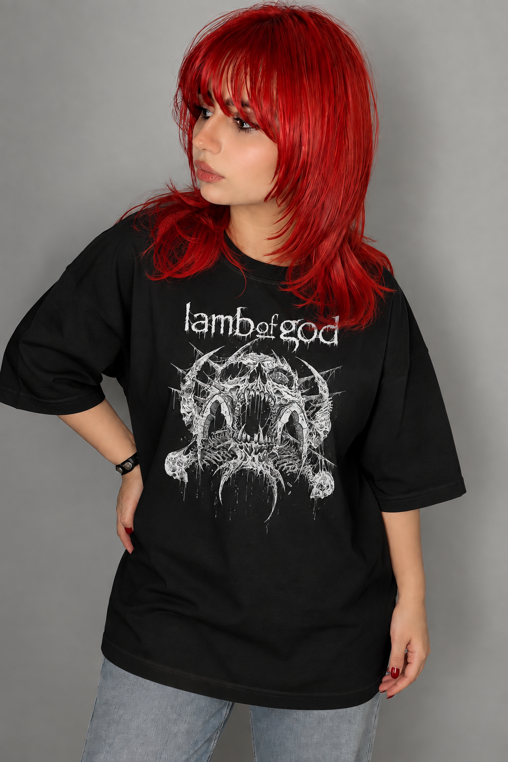 تیشرت بند Lamb of God طرح Rooted Skull