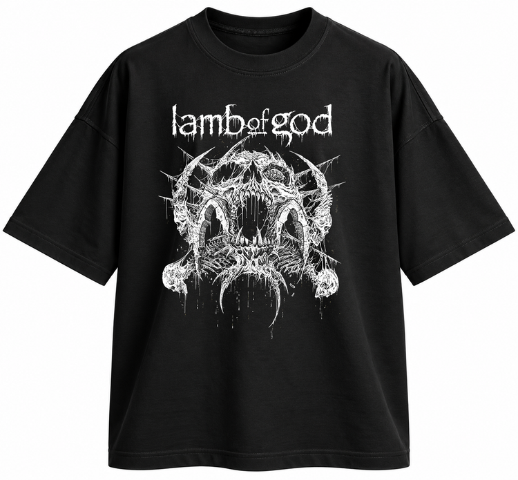 تیشرت بند Lamb of God طرح Rooted Skull