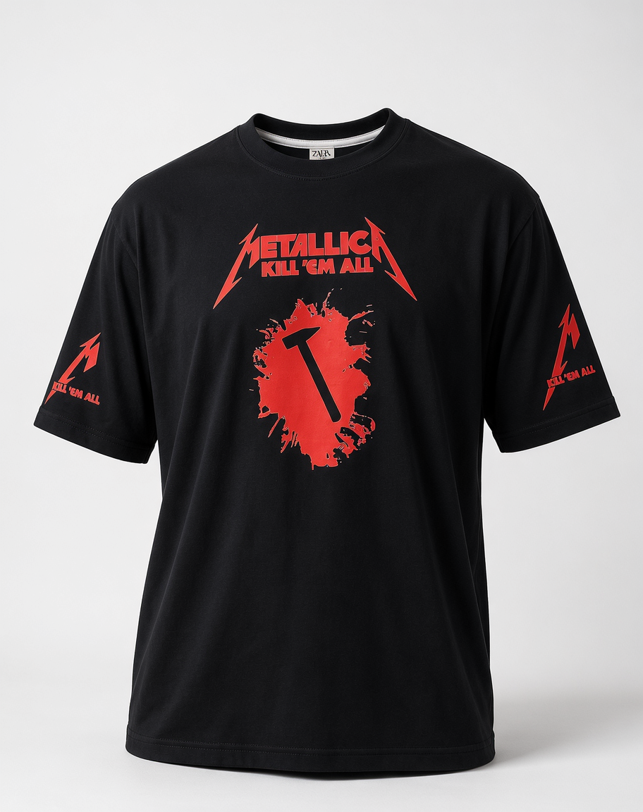 تیشرت بند Metallica طرح Kill 'Em All