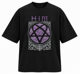 تیشرت بند HIM طرح Purple Roses Heartagram