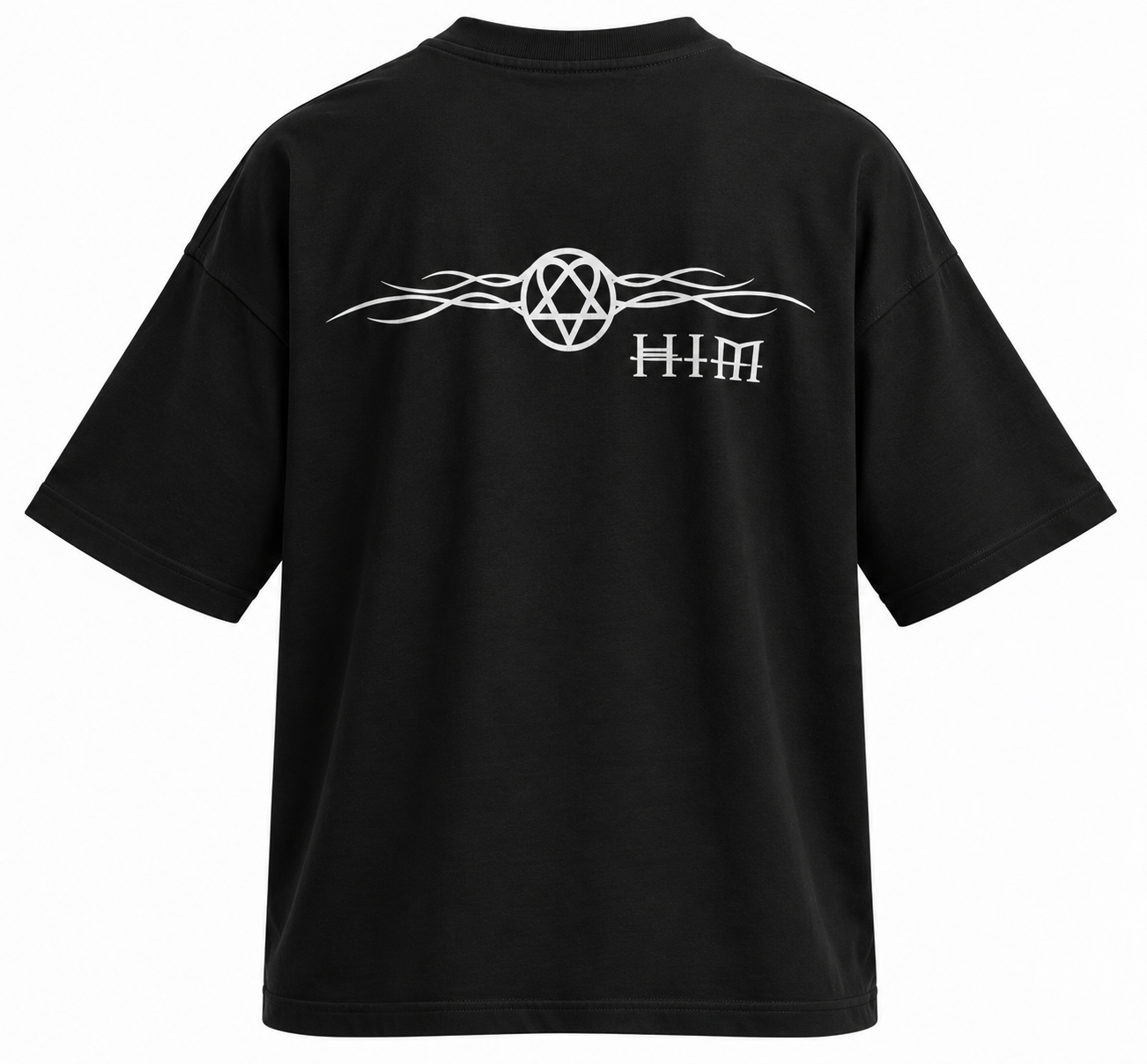 تیشرت بند HIM طرح Purple Roses Heartagram