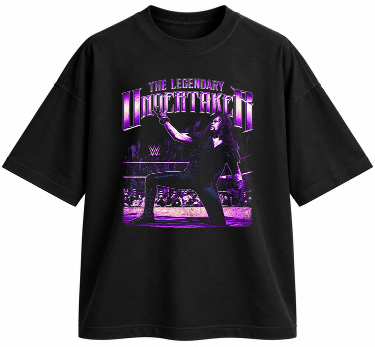 تیشرت کشتی کج The Undertaker طرح The Legendary Undertaker