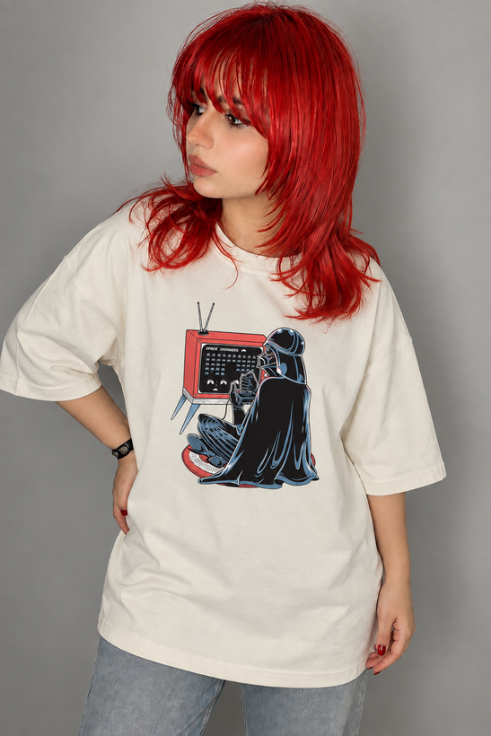 تیشرت استاروارز Star Wars طرح Darth Vader Space Invaders