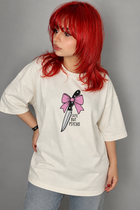 تیشرت طرح Cute But Psycho
