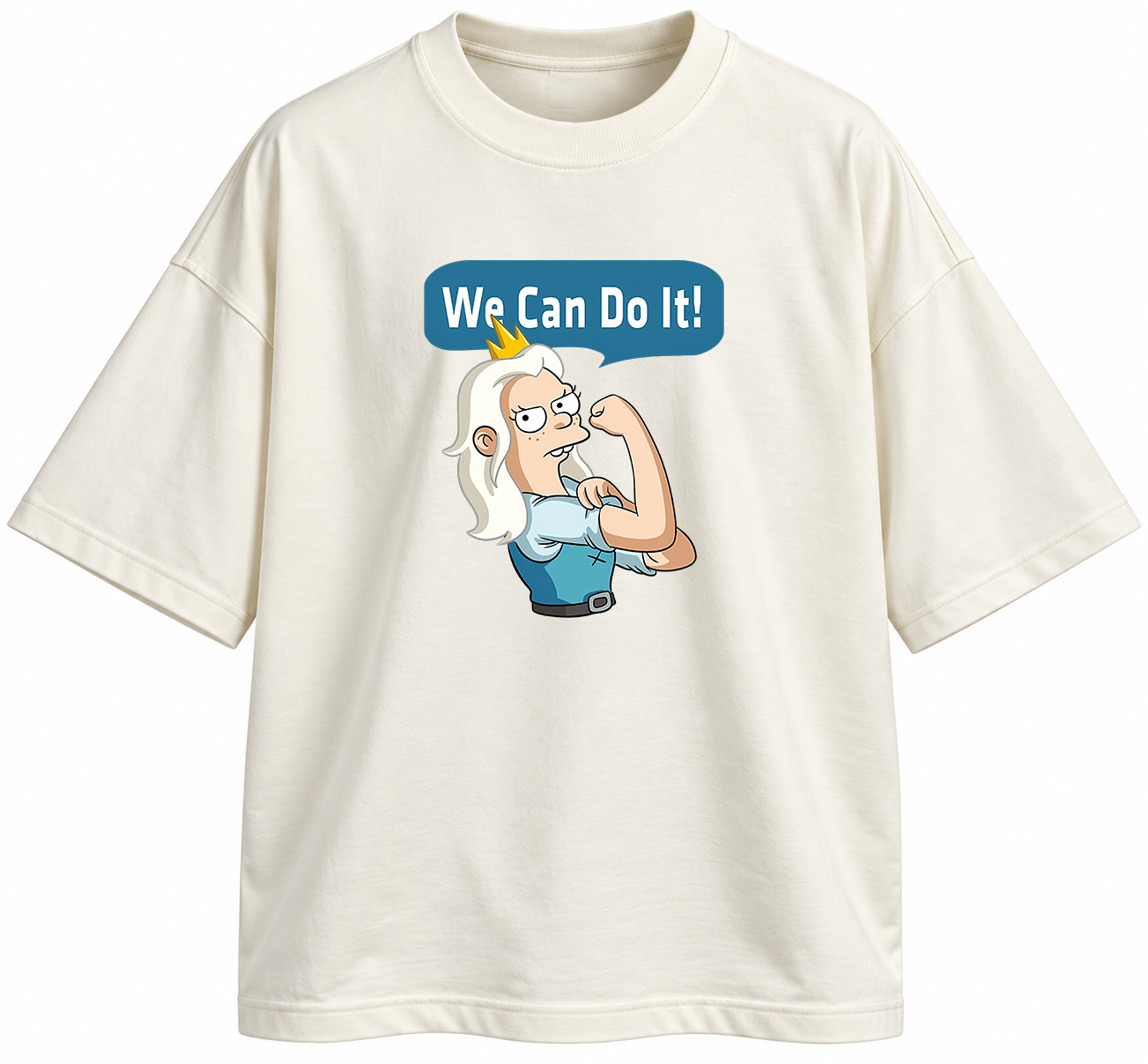 تیشرت طلسم شدگان Disenchantment طرح Princess Bean We Can Do It