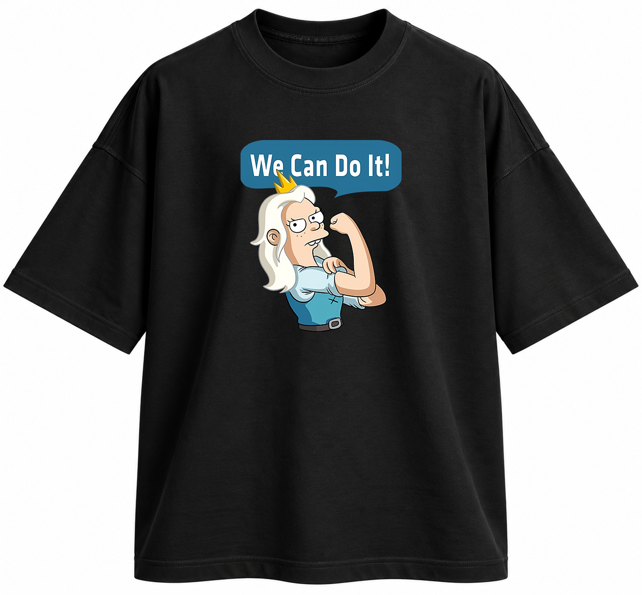 تیشرت طلسم شدگان Disenchantment طرح Princess Bean We Can Do It
