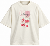 تیشرت طرح Cherry Sweet Moments