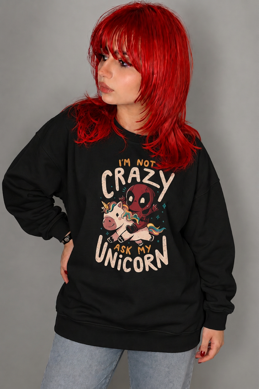 دورس Deadpool طرح I'm Not Crazy, Ask My Unicorn