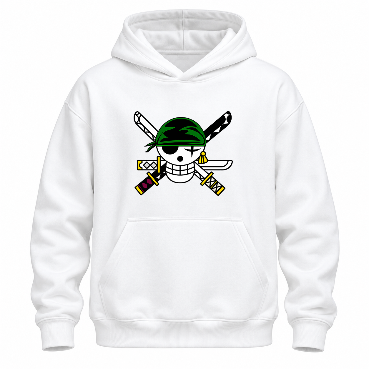 هودی انیمه وانپیس زورو One Piece طرح Zoro Chibi