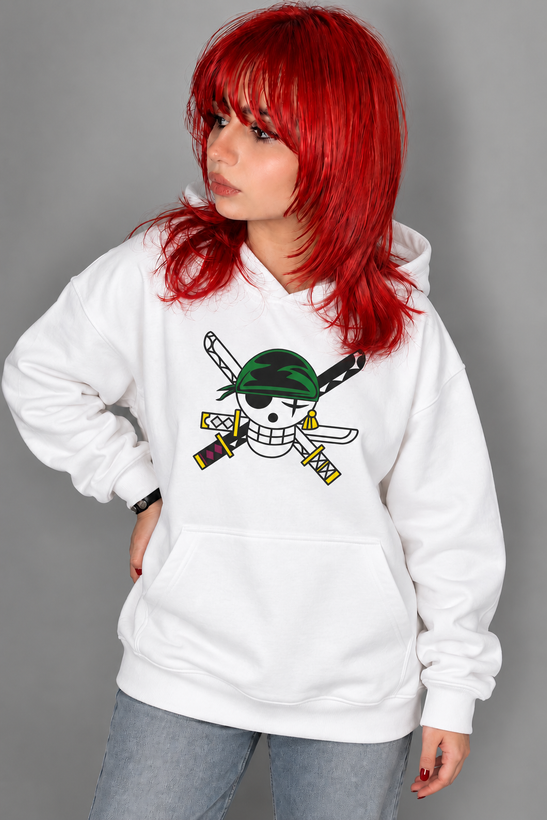 هودی انیمه وانپیس زورو One Piece طرح Zoro Chibi