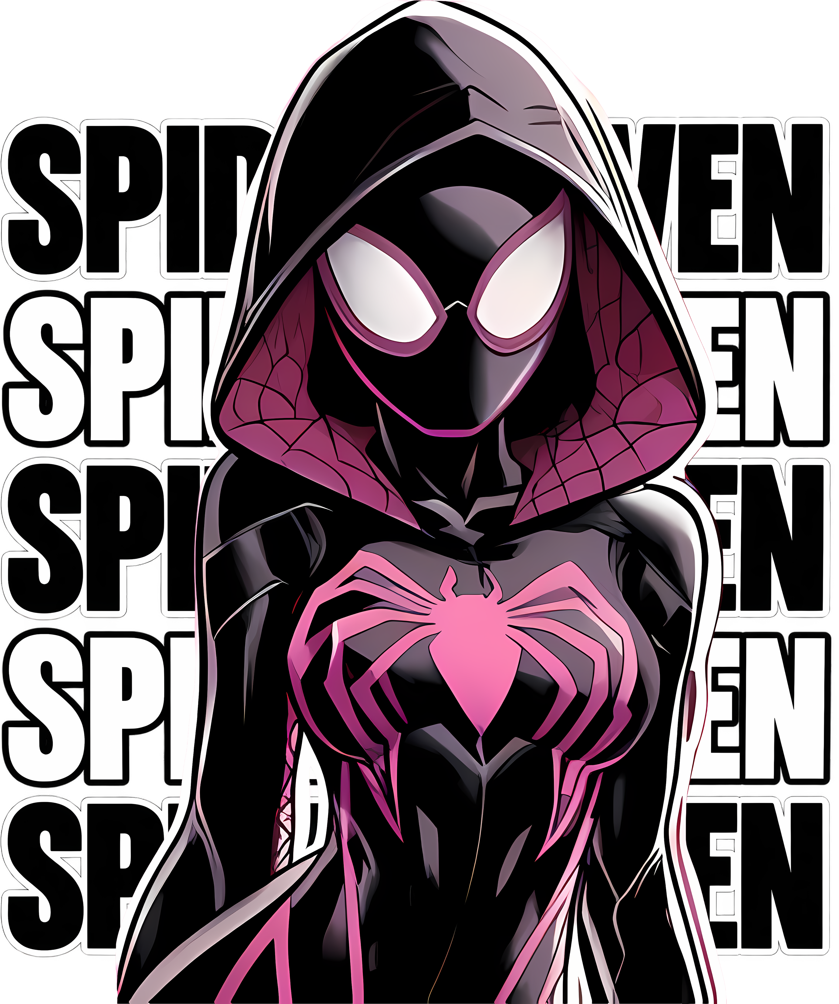 طرح اسپایدر گوئن  Spider-Gwen
