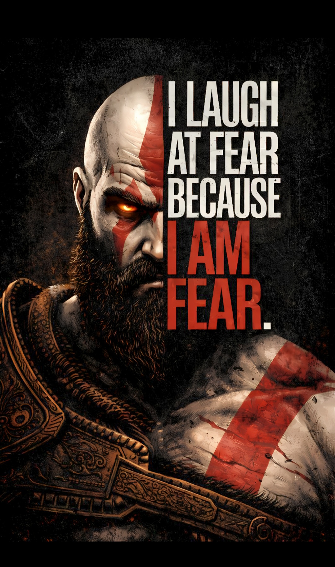 طرح گیم خدای جنگ طرح God of War – Kratos Master of Fear