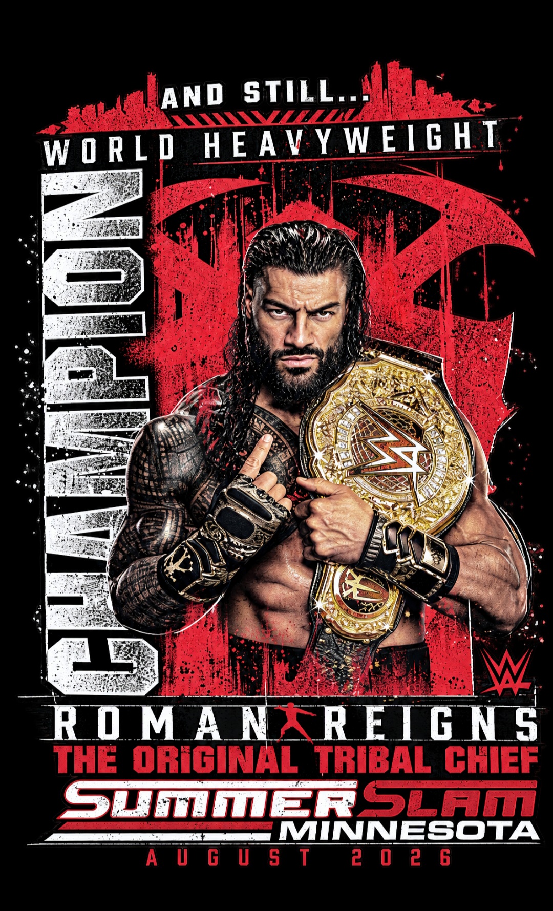 طرح کشتی کج از رومن رینز Roman Reigns WWE