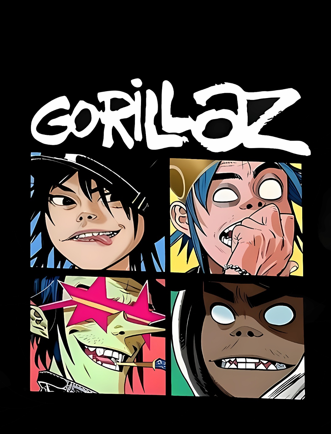 طرح بند گوریلاز Gorillaz