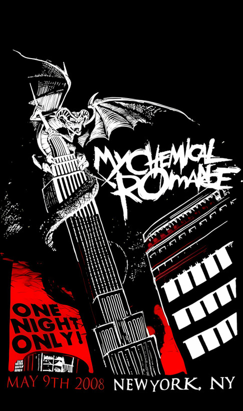 طرح بند مای کمیکال رومنس My Chemical Romance