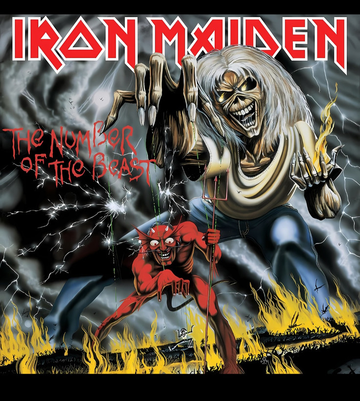 طرح بند آیرون میدن طرح آلبوم Iron Maiden