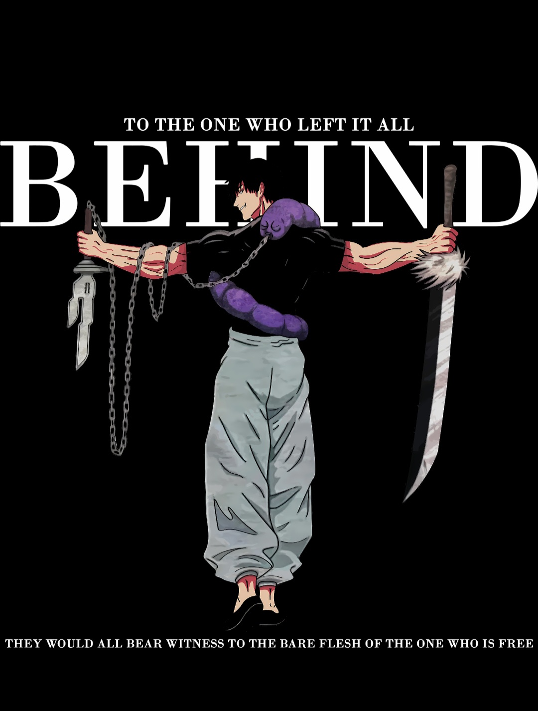 طرح انیمه جوجوتسو‌ کایسن مدل توجی Jujutsu Kaisen – Toji Fushiguro