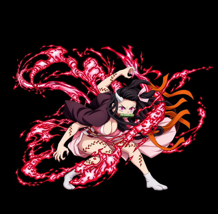 طرح انیمه دیمن اسلیر مدل نزوکو کامادو Demon Slayer