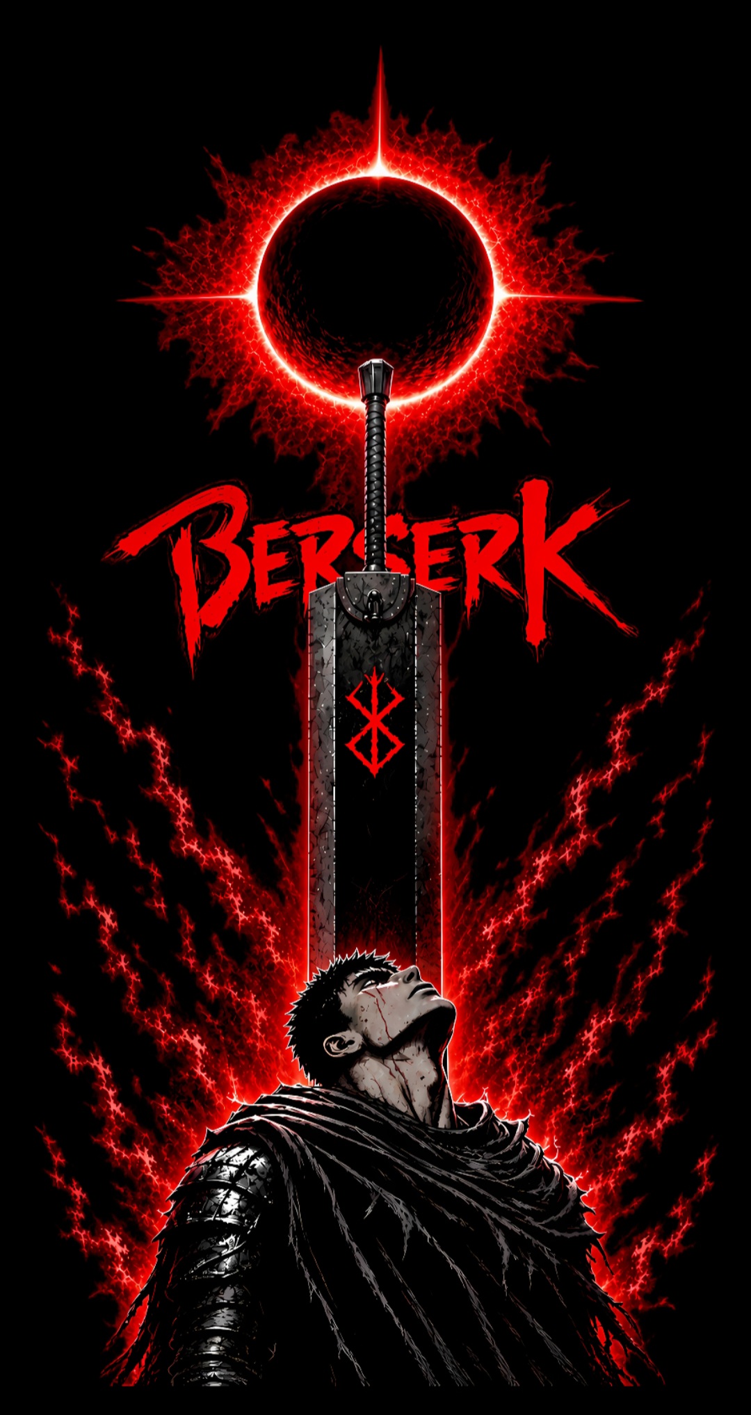 طرح انیمه برزرک Berserk – Guts Dragon Slayer