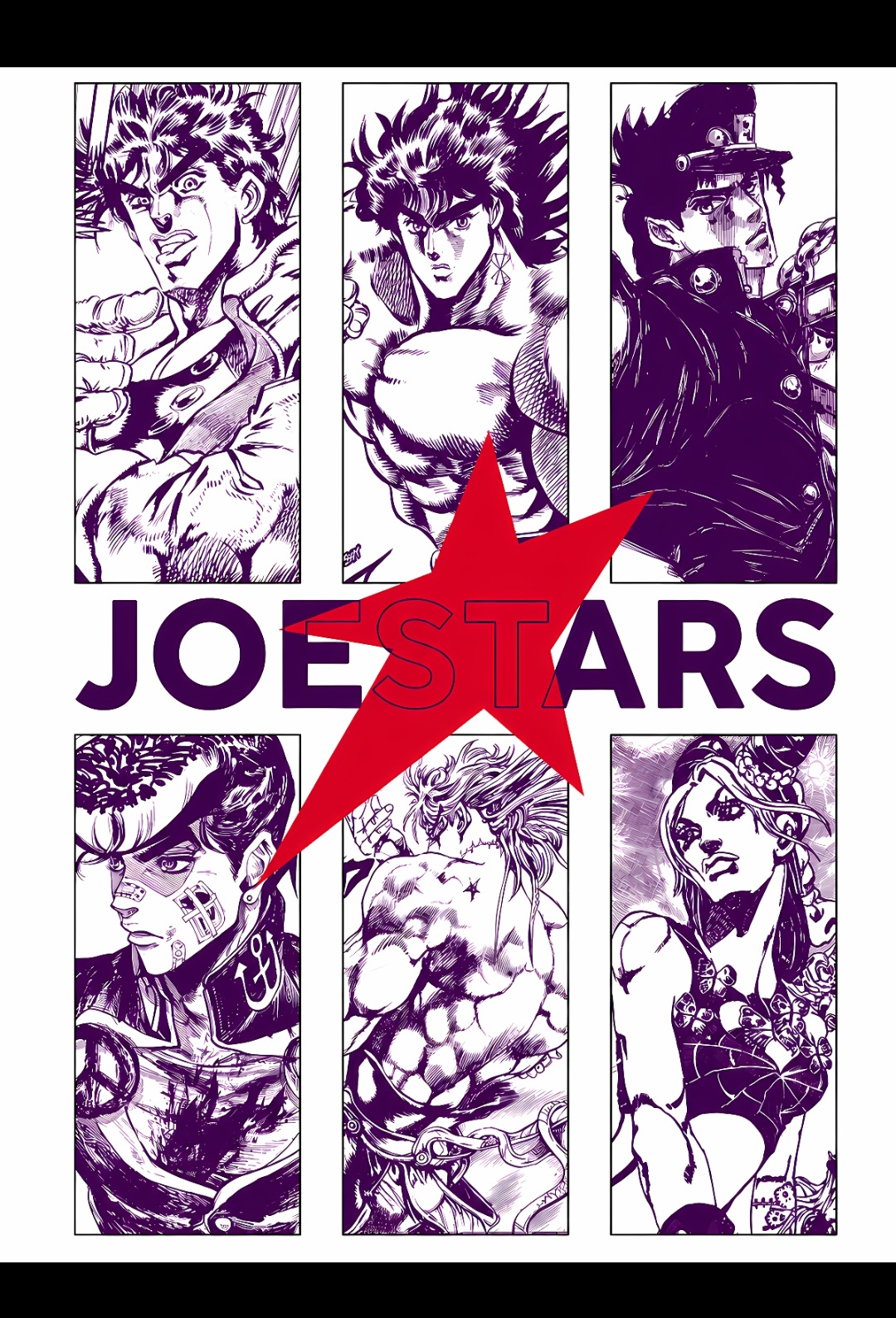 طرح انیمه جوجو JoJo's Bizarre Adventure