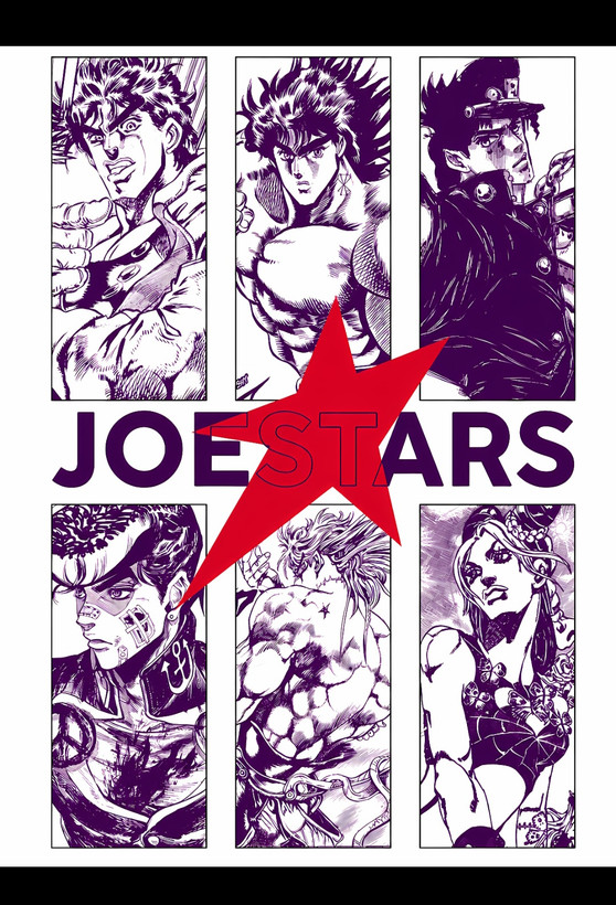 طرح انیمه جوجو JoJo's Bizarre Adventure