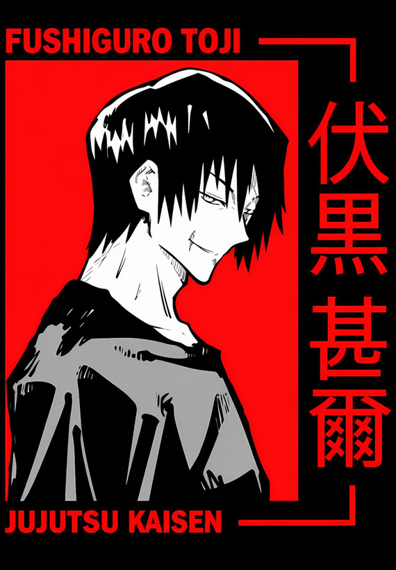 طرح انیمه جوجوتسو کایسن مدل توجی Jujutsu Kaisen – Toji Fushiguro