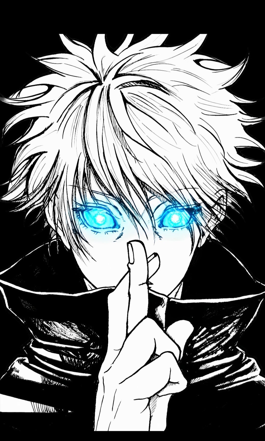طرح انیمه جوجوتسو کایسن مدل گوجو Jujutsu Kaisen – Satoru Gojo