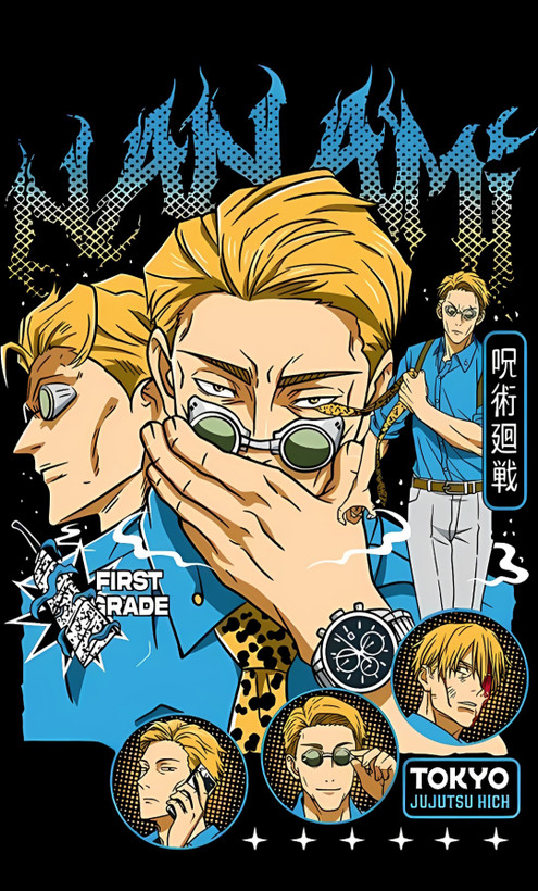 طرح انیمه جوجوتسو کایسن مدل نانامی Jujutsu Kaisen – Kento Nanami