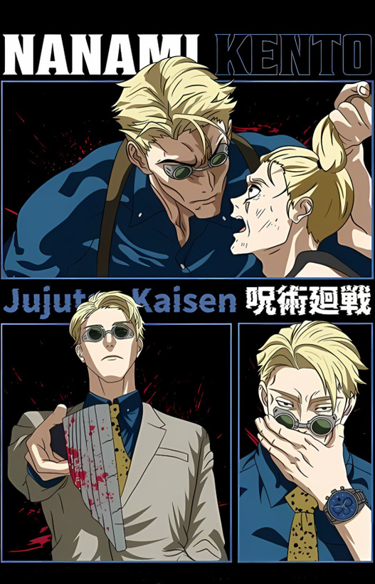 طرح انیمه جوجوتسو کایسن مدل نانامی Jujutsu Kaisen – Kento Nanami
