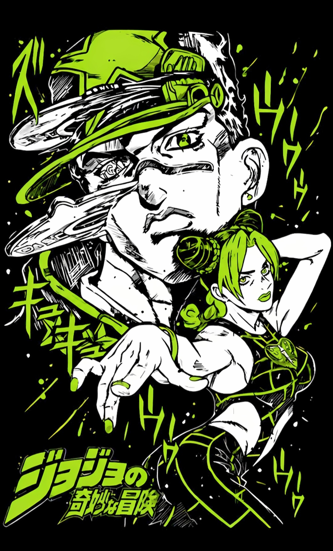 طرح انیمه جوجو JoJo's Bizarre Adventure
