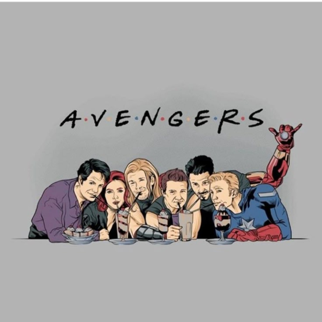 طرح اونجرز مدل فرندز The Avengers