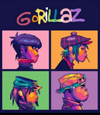 طرح بند گوریلاز Gorillaz