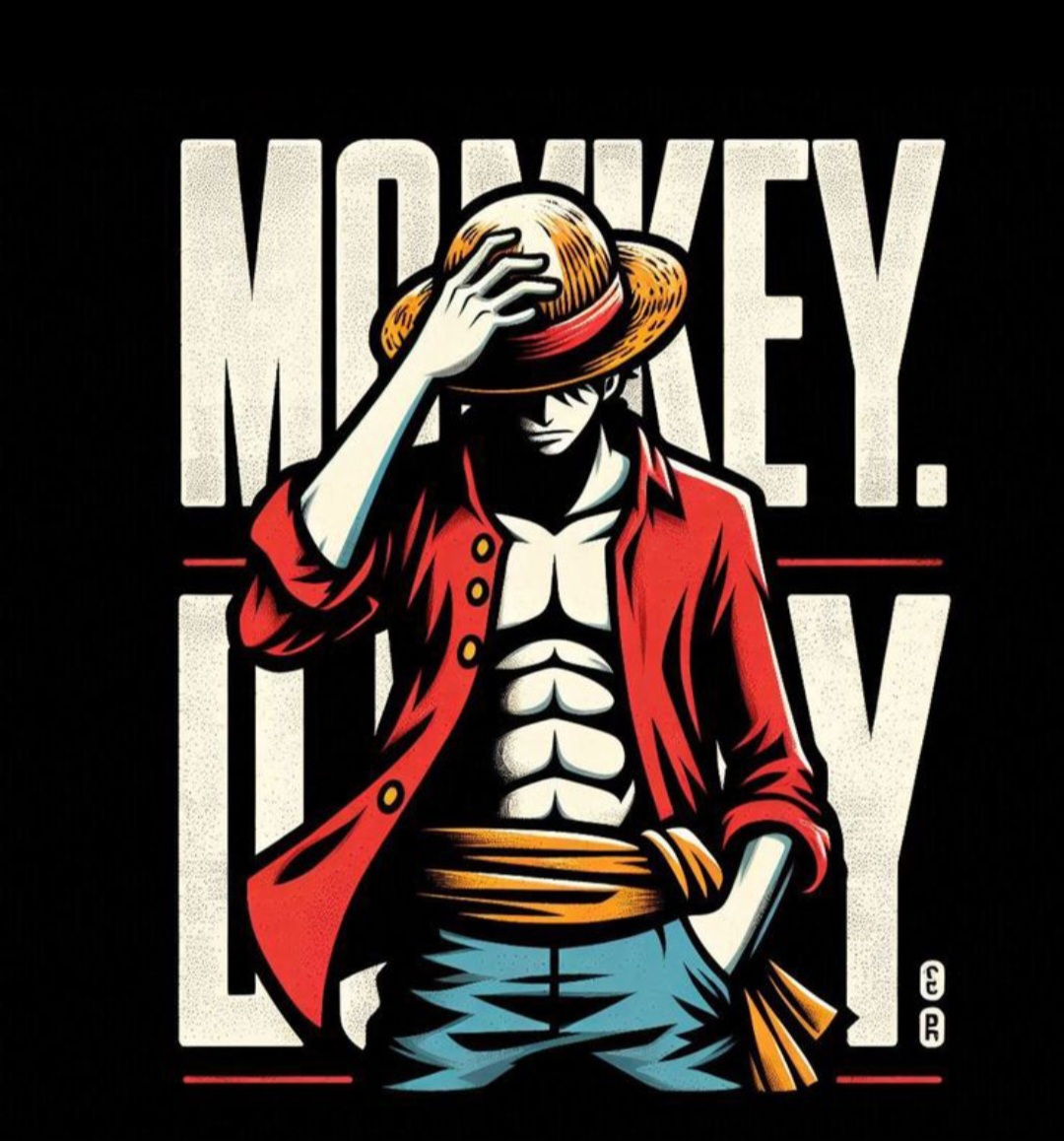طرح انیمه وانپیس مدل لوفی One Piece