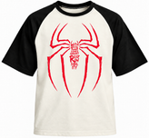 تیشرت رگلان اسپایدرمن Spider-Man طرح Great Power Great Responsibility